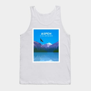 Aspen, Colorado Mountains Tank Top